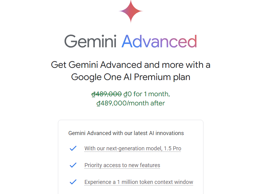 Hướng dẫn đăng ký tài khoản Gemini miễn phí