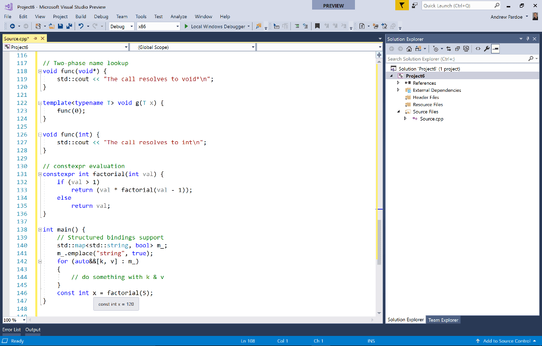 Visual Studio C/C++ IDE