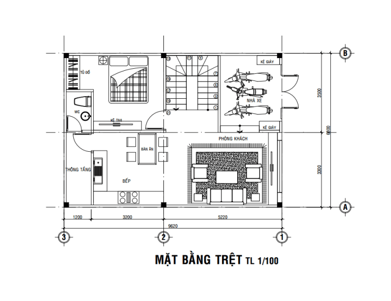 Bản thiết kế nhà (Nguồn: xaynhasaigon.vn)