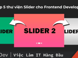 Top 5 thư viện Slider thông dụng cho lập trình viên Frontend