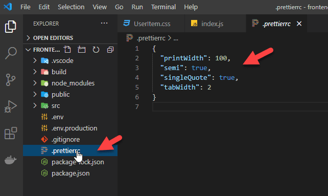 Tích hợp Prettier vào VS Code