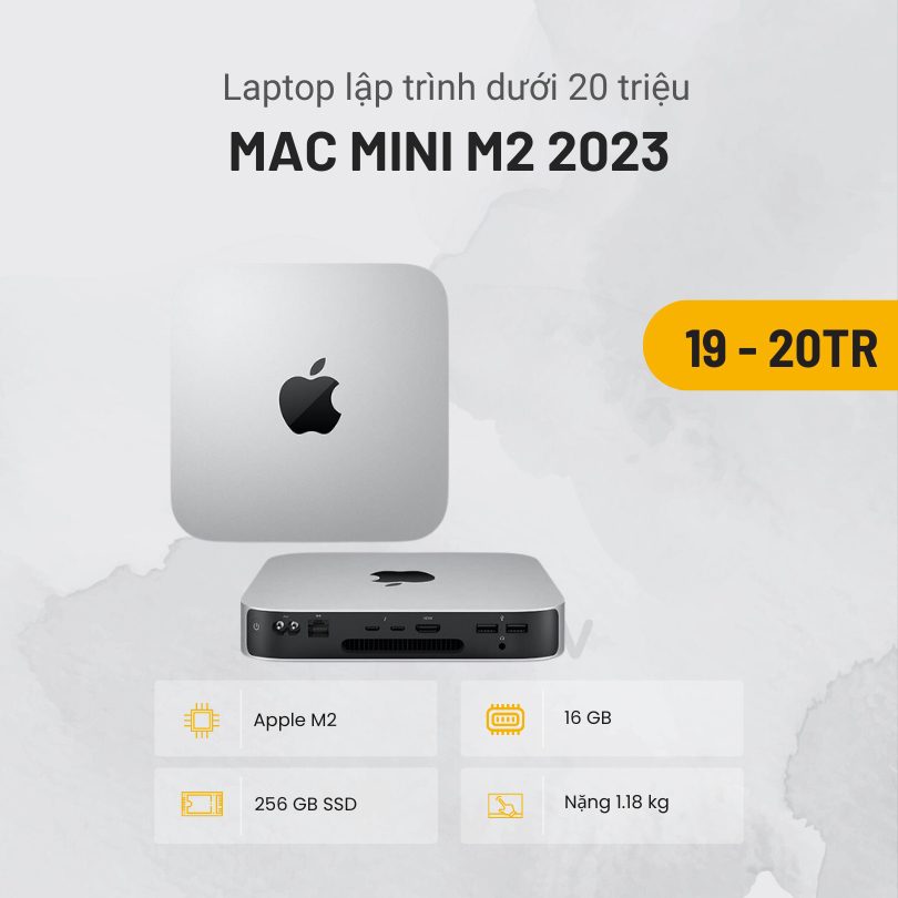 Laptop học công nghệ thông tin dưới 20 triệu