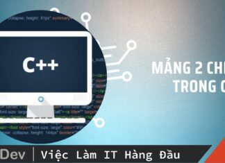 Mảng 2 chiều trong C++: Ví dụ và các bài toán liên quan