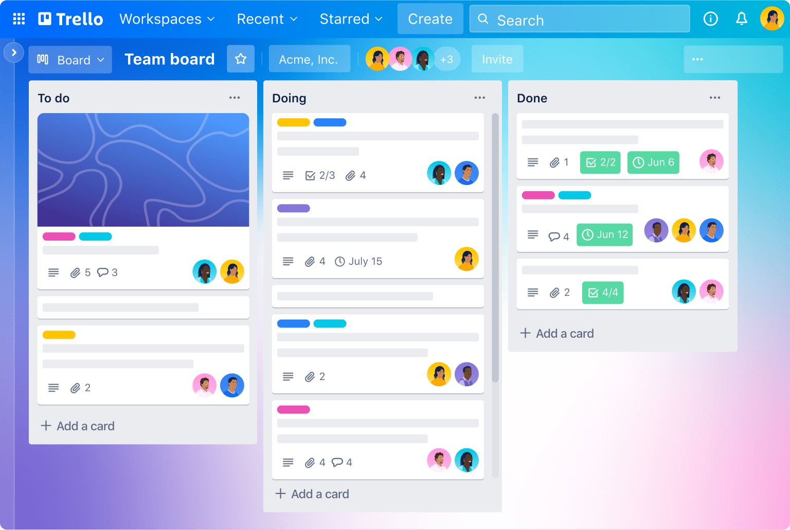 Tính năng nổi bật của Trello