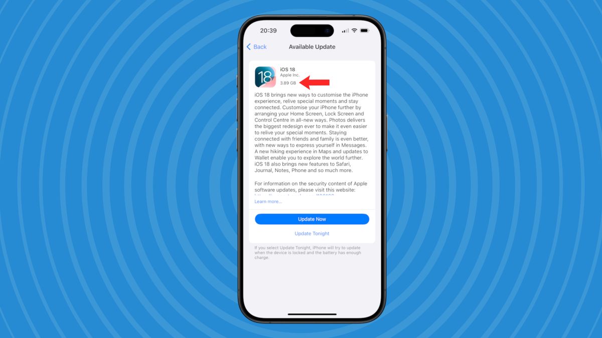 Hướng dẫn cập nhật iOS 18